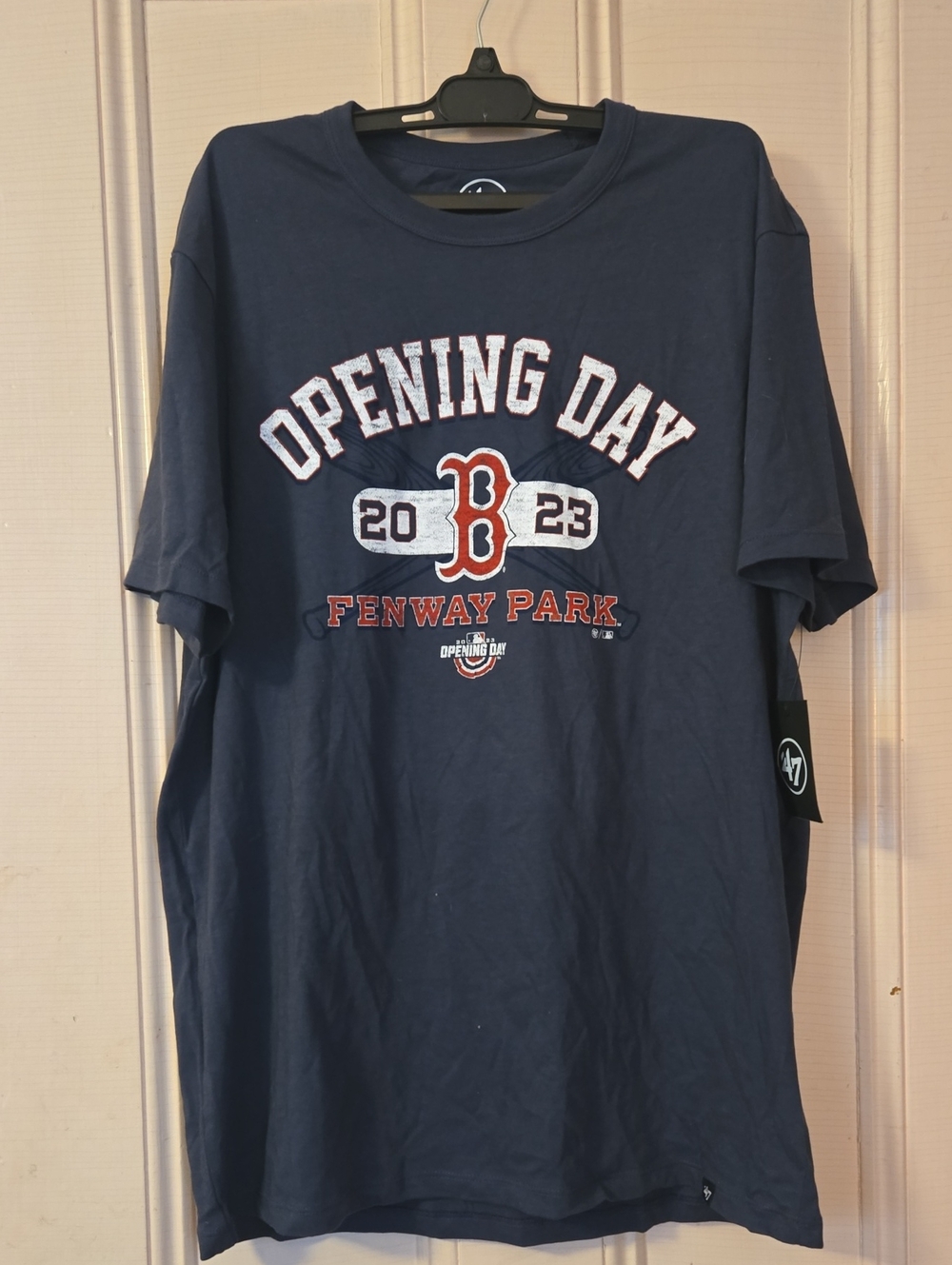47 Brand Navy T‑shirt with Red & White Fenway Graphic